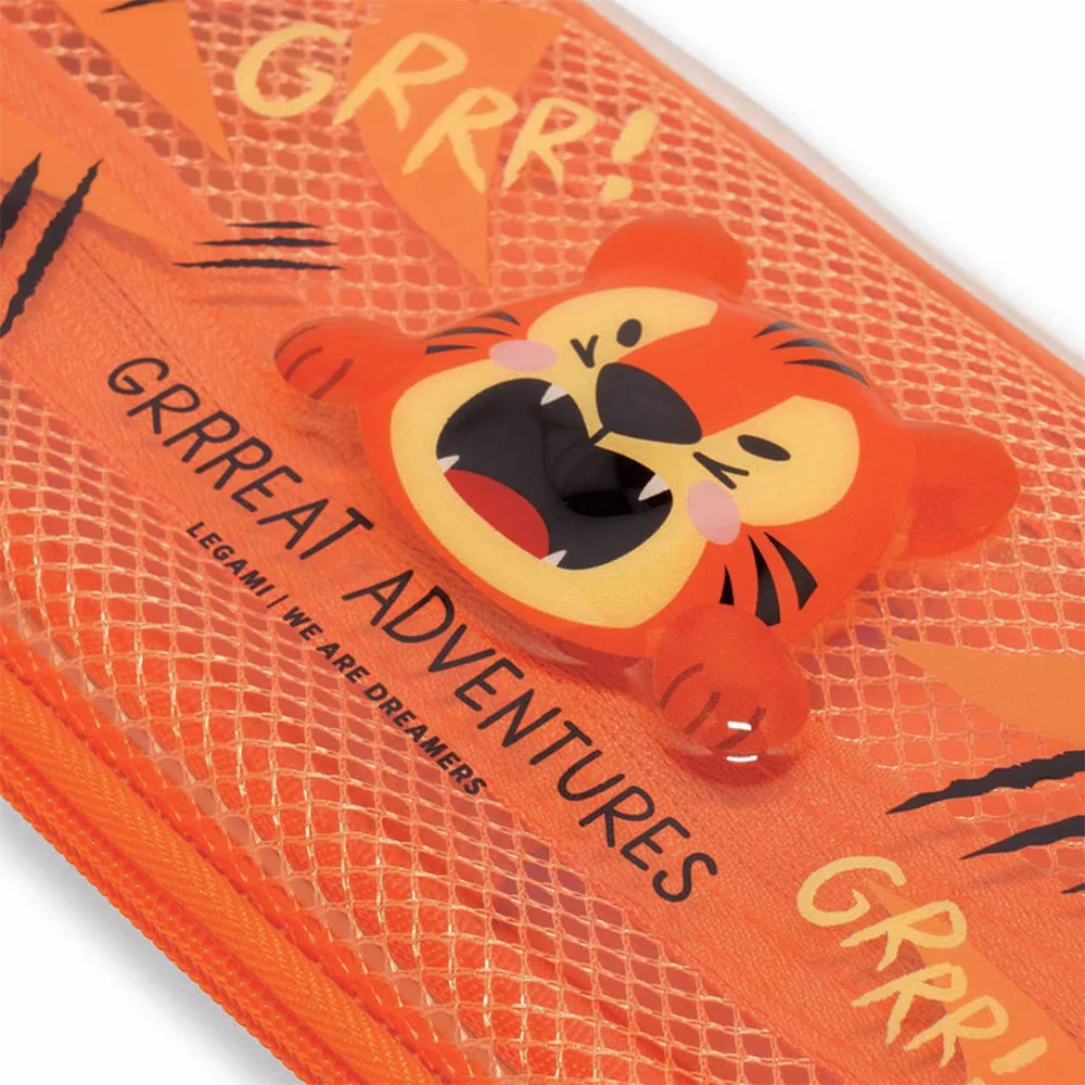 Legami Wonderwow Pencil Case Tiger - Image 6