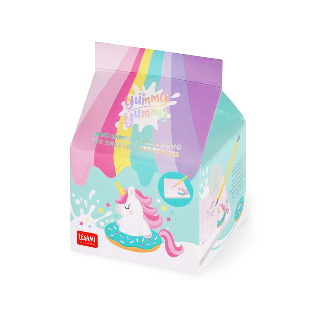 Legami Yummy Yummy Memo Pad Unicorn - Image 5