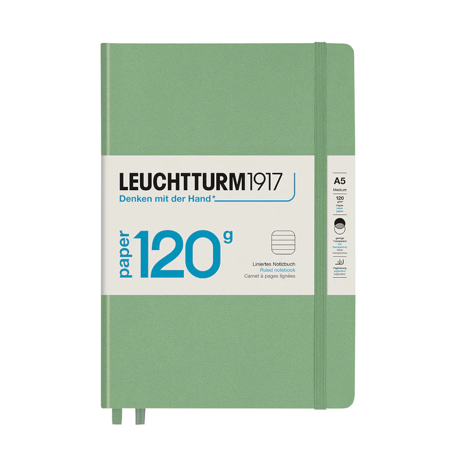 LEUCHTTURM1917 120g Edition Notebook Medium Sage - Image 3