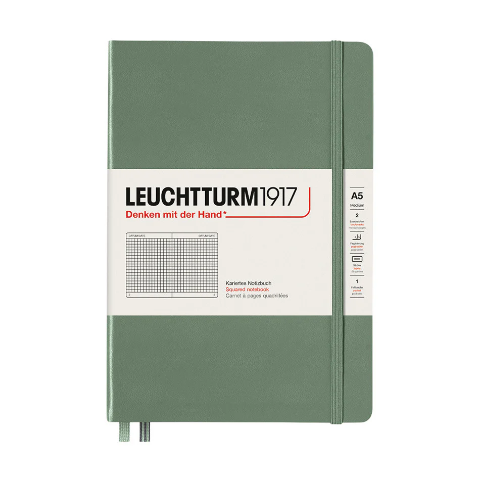 LEUCHTTURM1917 Hardcover Notebook Medium Olive - Image 4