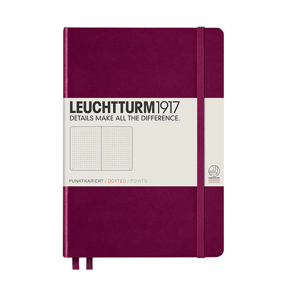 LEUCHTTURM1917 Hardcover Notebook Medium Port Red