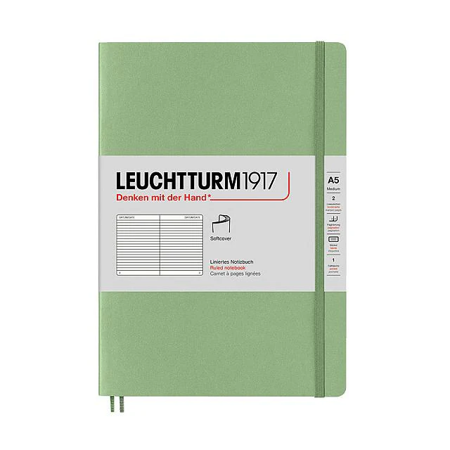 LEUCHTTURM1917 Softcover Notebook Medium Sage