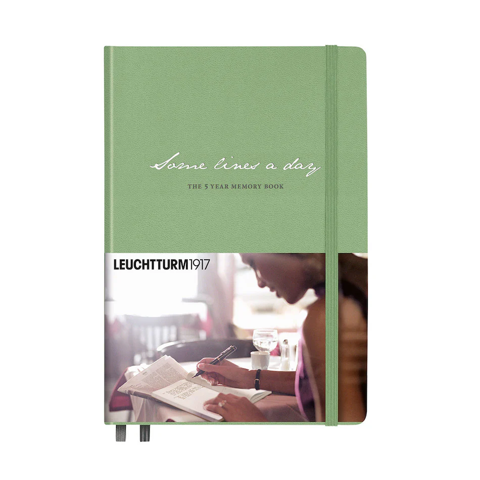 LEUCHTTURM1917 Some Lines a Day Five Year Memory Book Sage