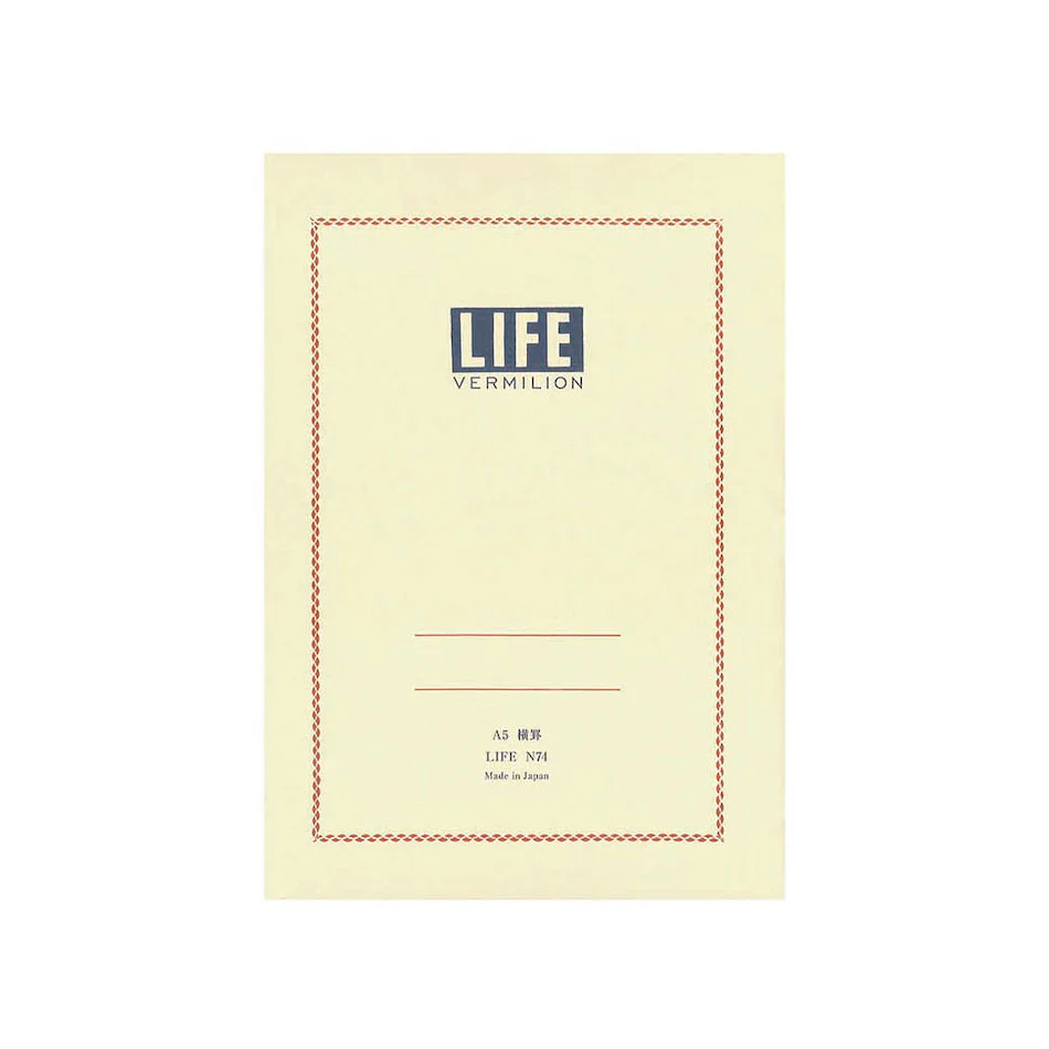 Life Vermillion Notebook A5
