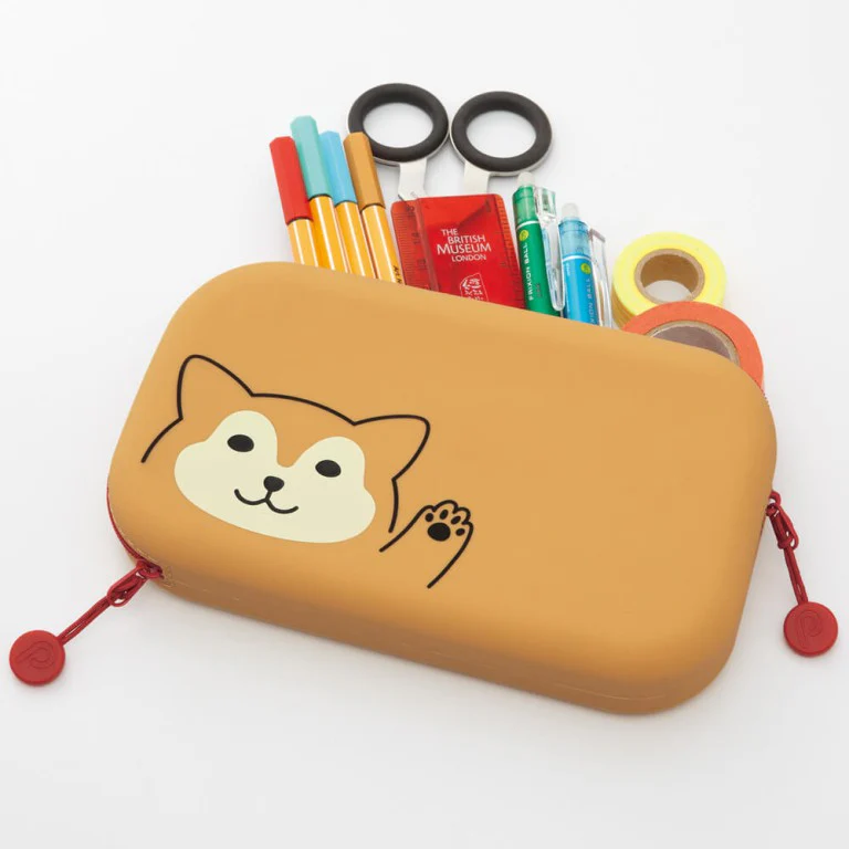 Lihit Lab PuniLabo Zipper Pouch Black Cat - Image 2
