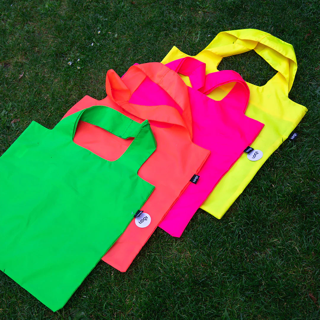 LOQI NEON Pink Tote Bag - Image 2
