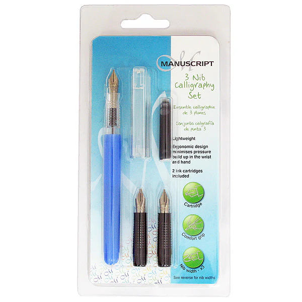 Manuscript Creative Calligraphy 3 Nib Set