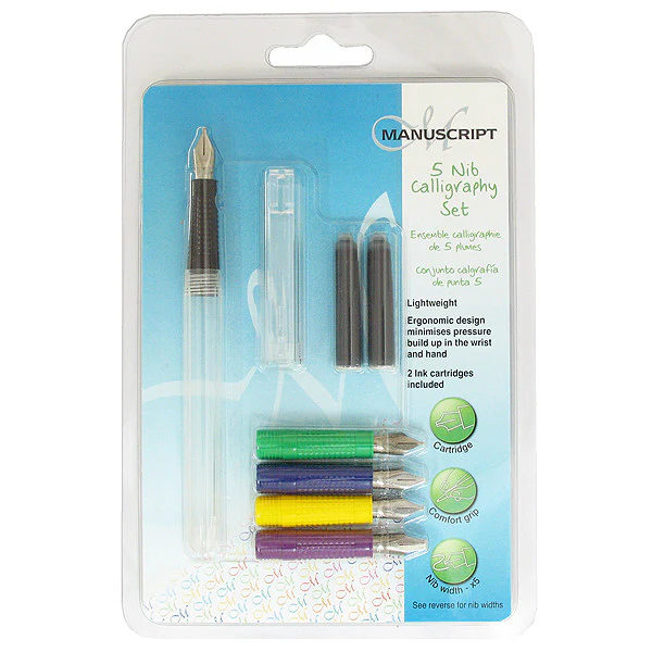 Manuscript Creative Calligraphy 5 Nib Set