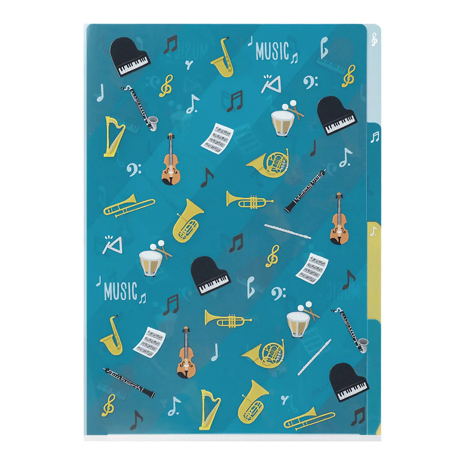 Midori 3 Pockets Clear Folder A4 - Image 6