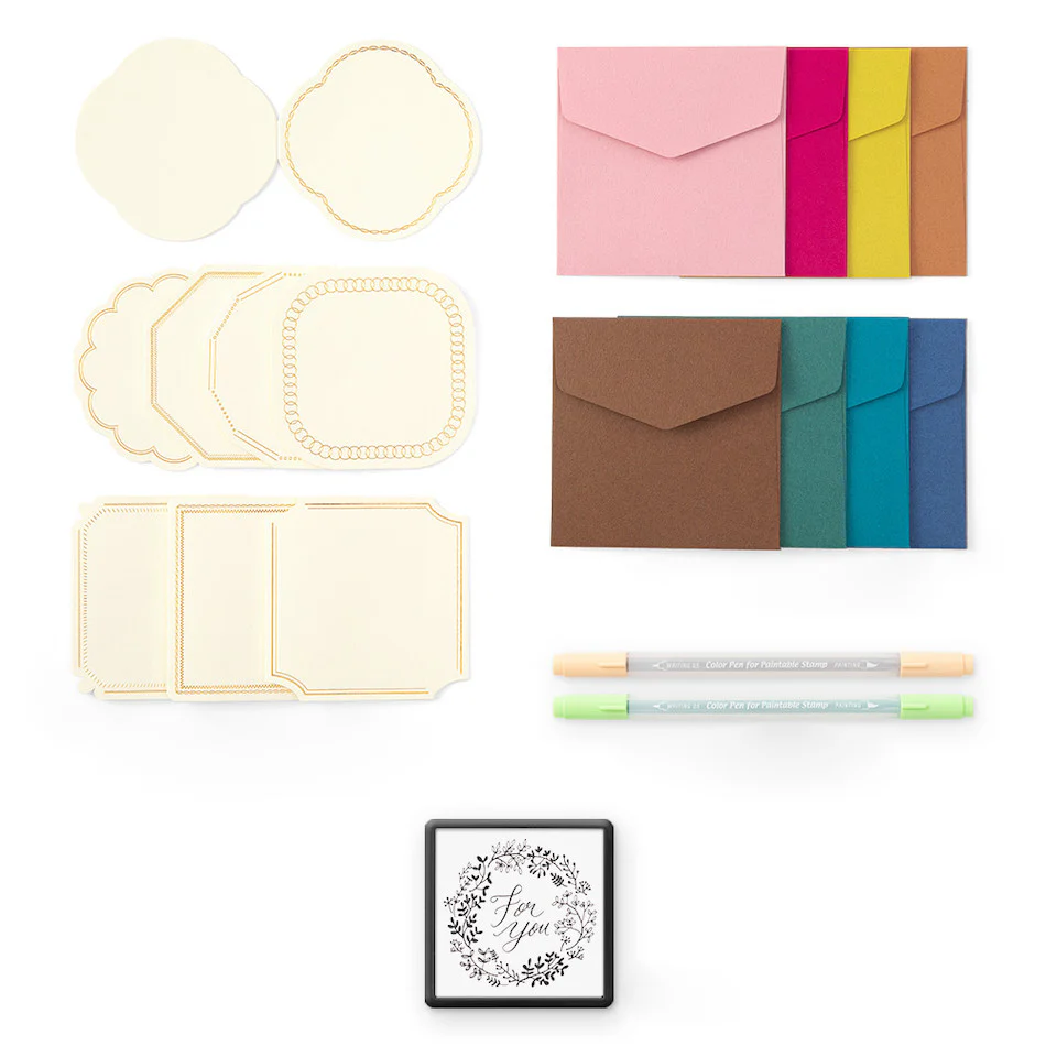 Midori Paintable Stamp Kit Limited Edition Wreath - Image 2