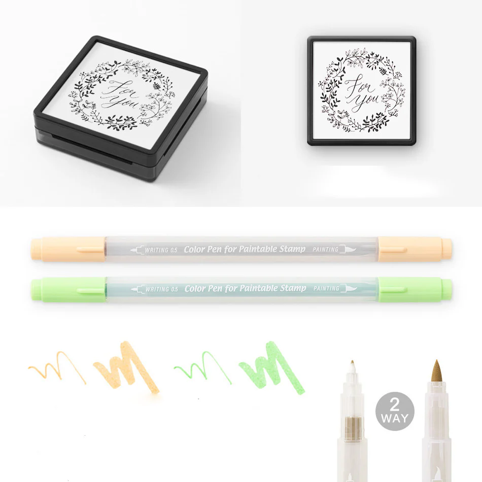 Midori Paintable Stamp Kit Limited Edition Wreath - Image 5