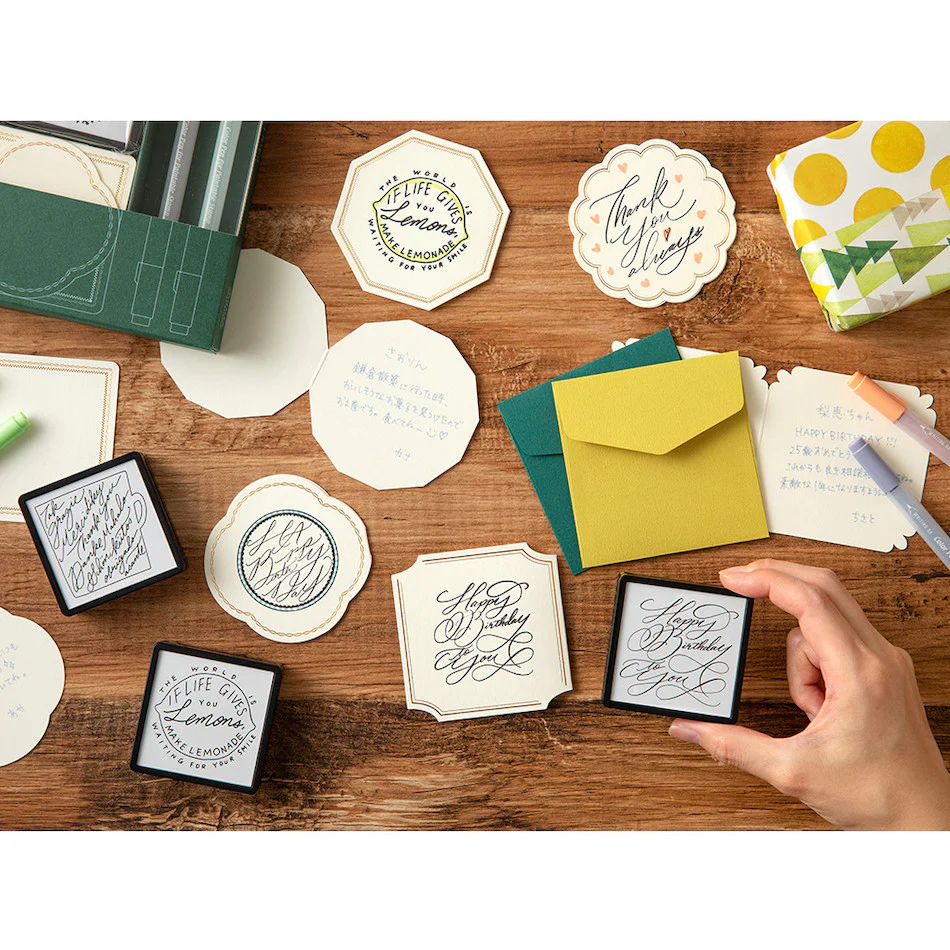 Midori Paintable Stamp Kit Limited Edition Wreath - Image 6