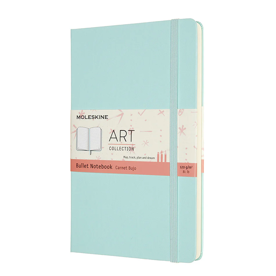 Moleskine Art Bullet Large Notebook Aquamarine