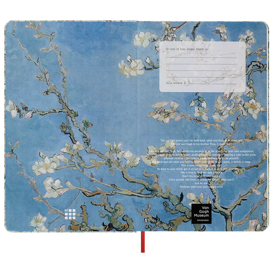 Moleskine Art Plus Sketchbook 130 x 210mm Van Gogh Museum 'Almond Blossom' - Image 2