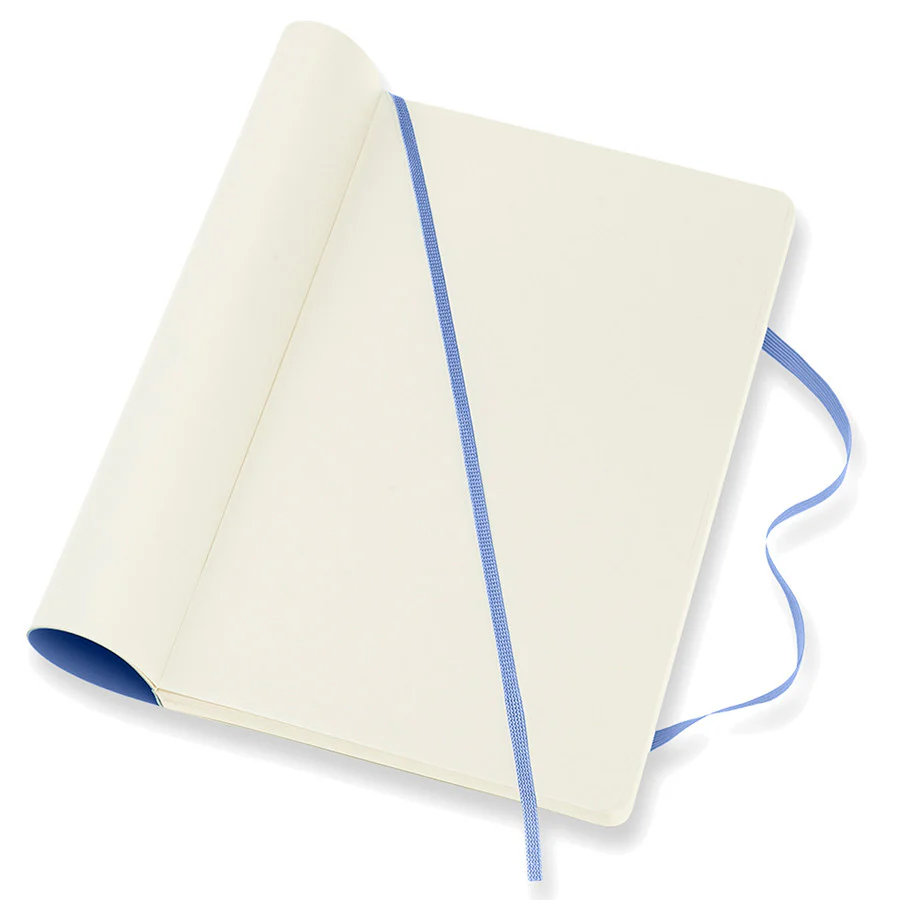Moleskine Classic Collection Softcover Large Notebook Hydrangea Blue - Image 2