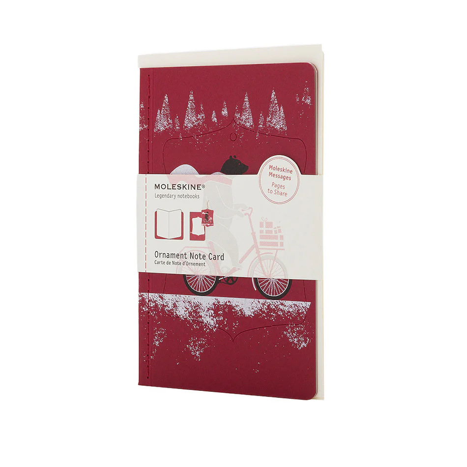 Moleskine Large Ornament Card Bear