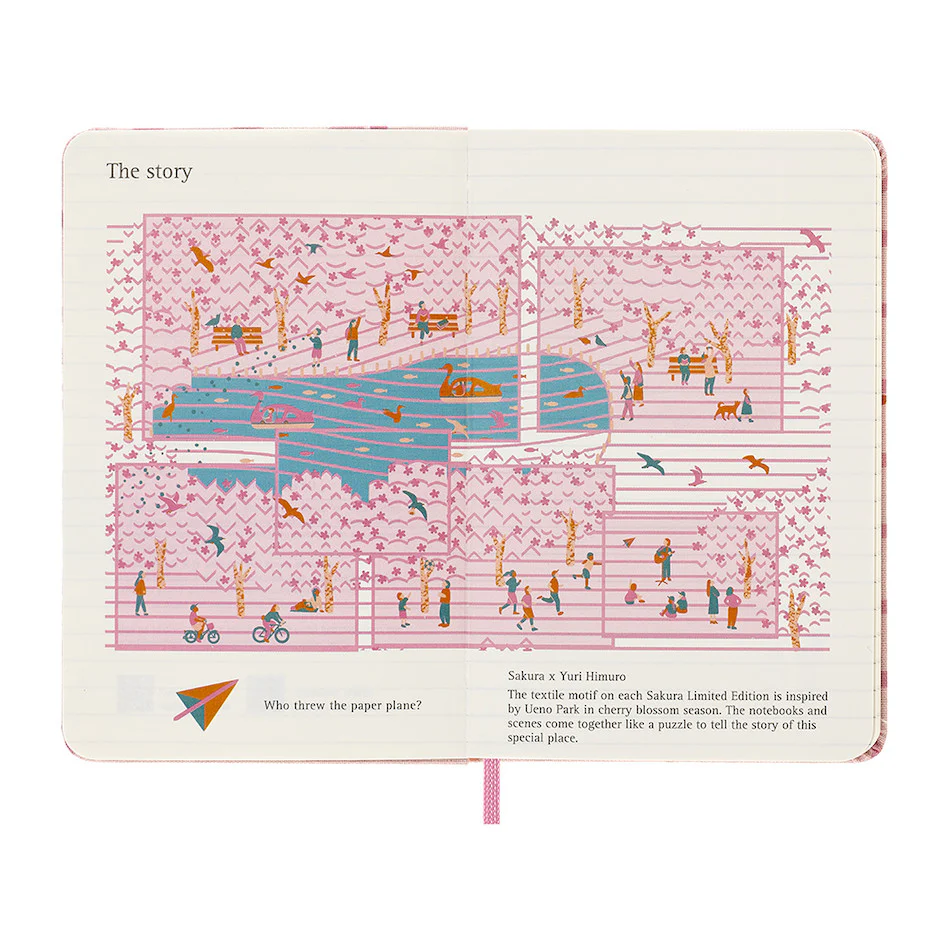 Moleskine Sakura Pocket Notebook Limited Edition Couple Ruled - Image 3