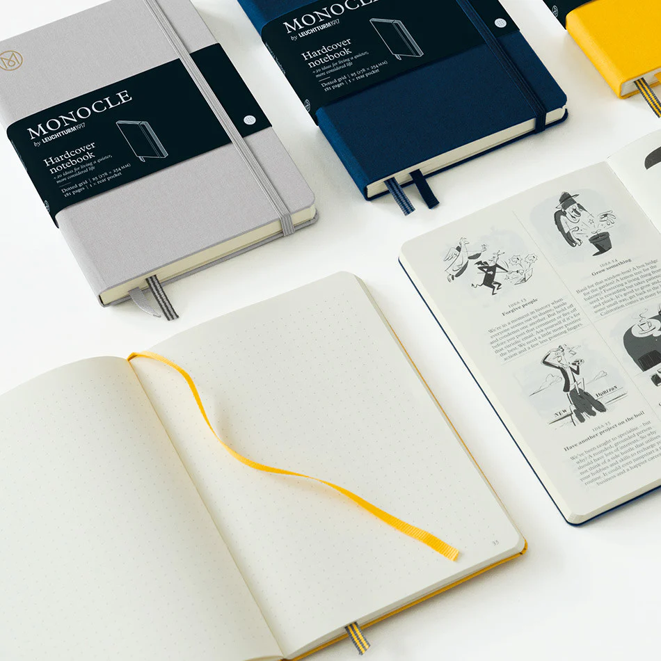 Monocle by Leuchtturm1917 Hardcover Notebook B5 Navy - Image 2