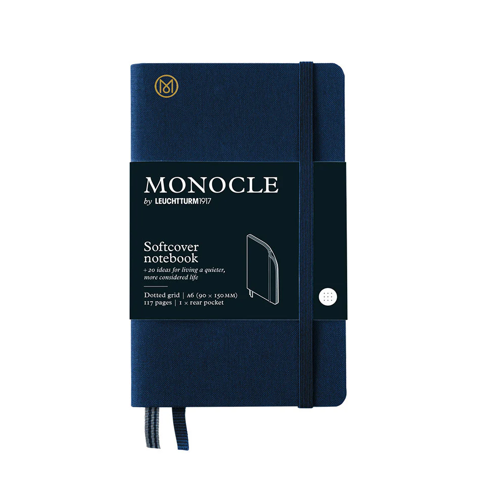 Monocle by Leuchtturm1917 Softcover Notebook A6 Navy