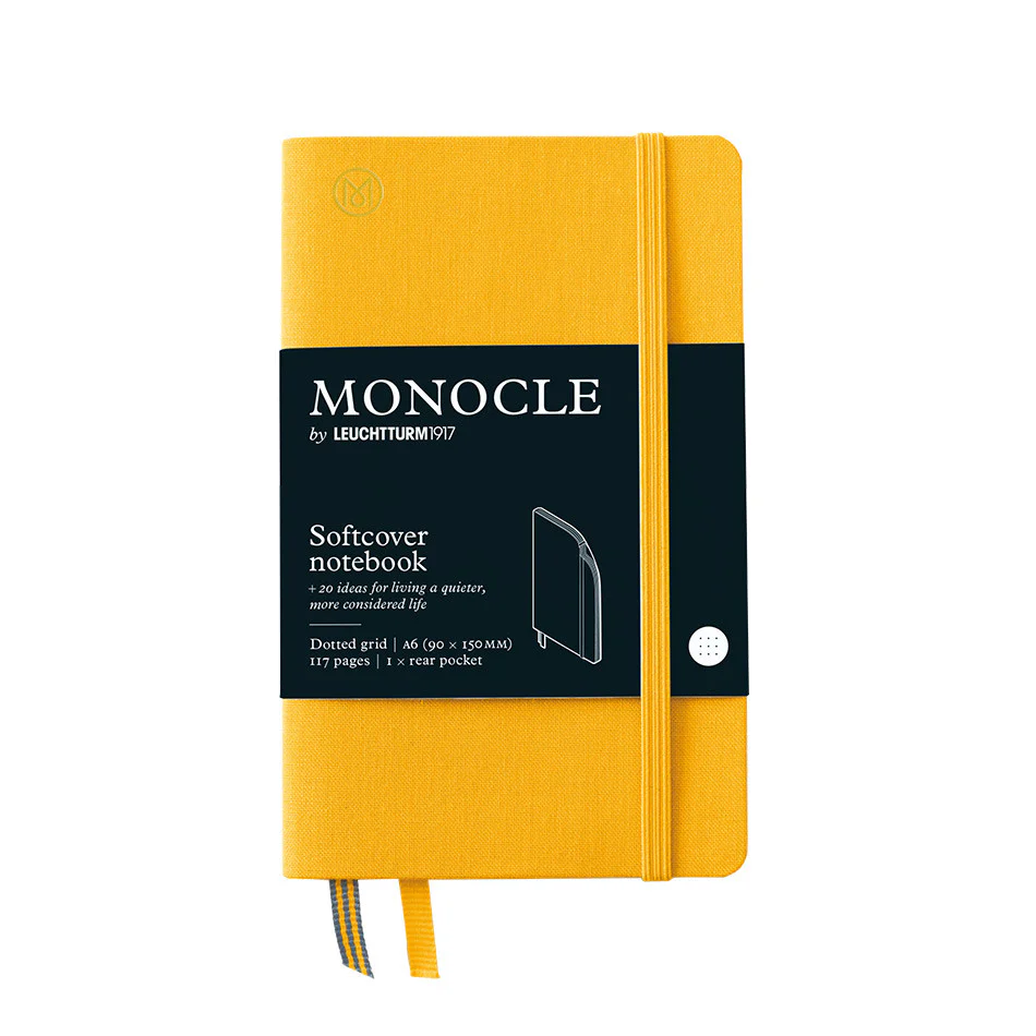 Monocle by Leuchtturm1917 Softcover Notebook A6 Yellow