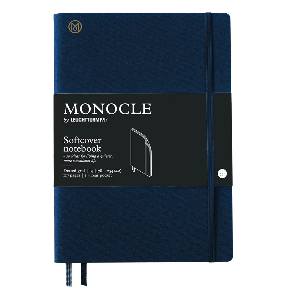 Monocle by Leuchtturm1917 Softcover Notebook B5 Navy
