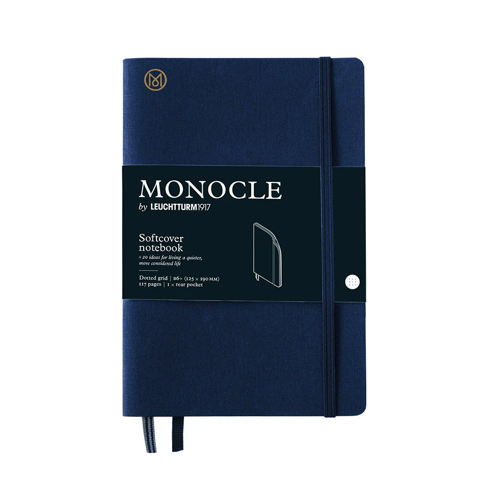 Monocle by Leuchtturm1917 Softcover Notebook B6+ Navy