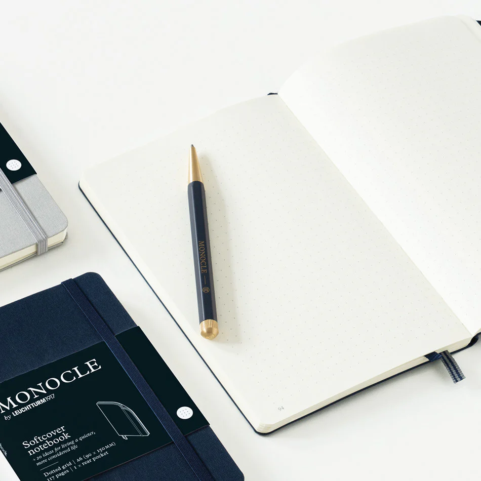 Monocle by Leuchtturm1917 Softcover Notebook B6+ Navy - Image 2