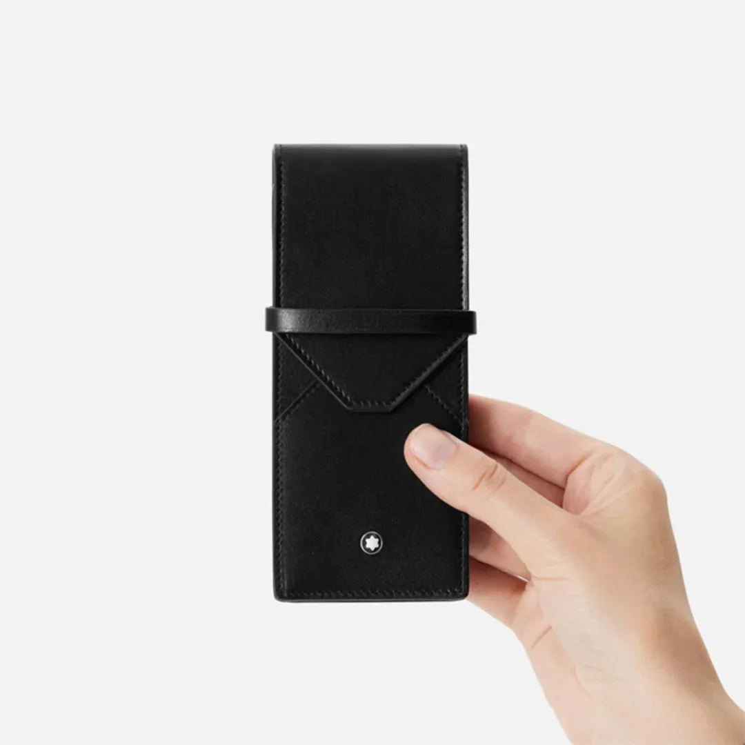 Montblanc Meisterstück 3-Pen Pouch Black - Image 3