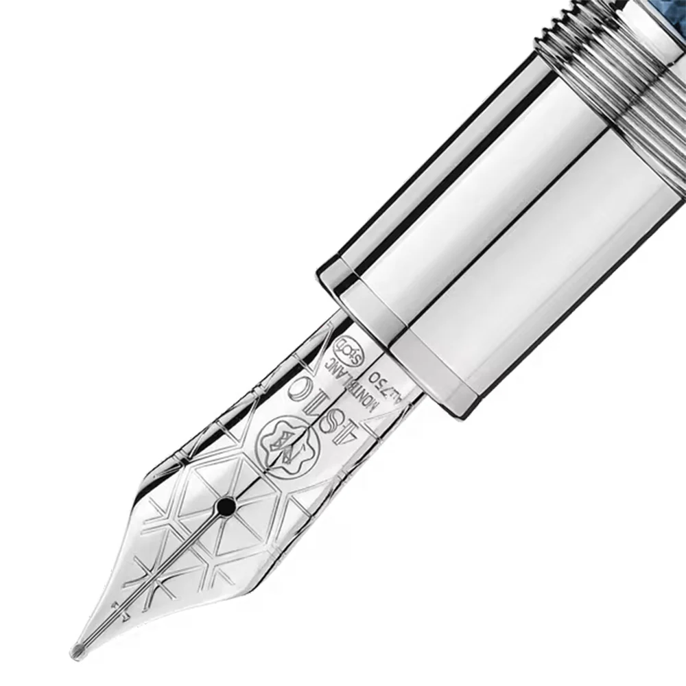 Montblanc Meisterstuck Solitaire LeGrand Fountain Pen Blue Hour - Image 5