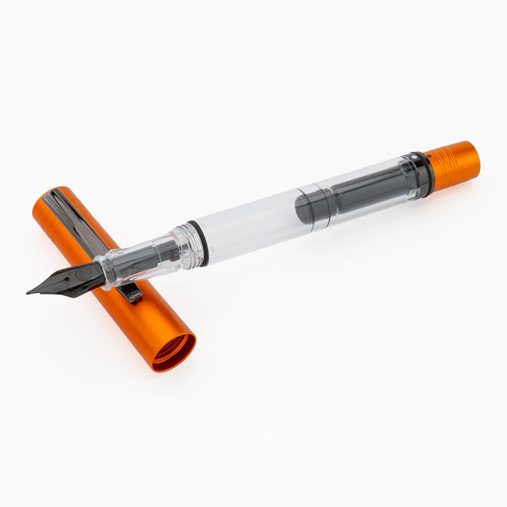 Monteverde MP1 Piston Filling Fountain Pen Foxy Orange - Image 2