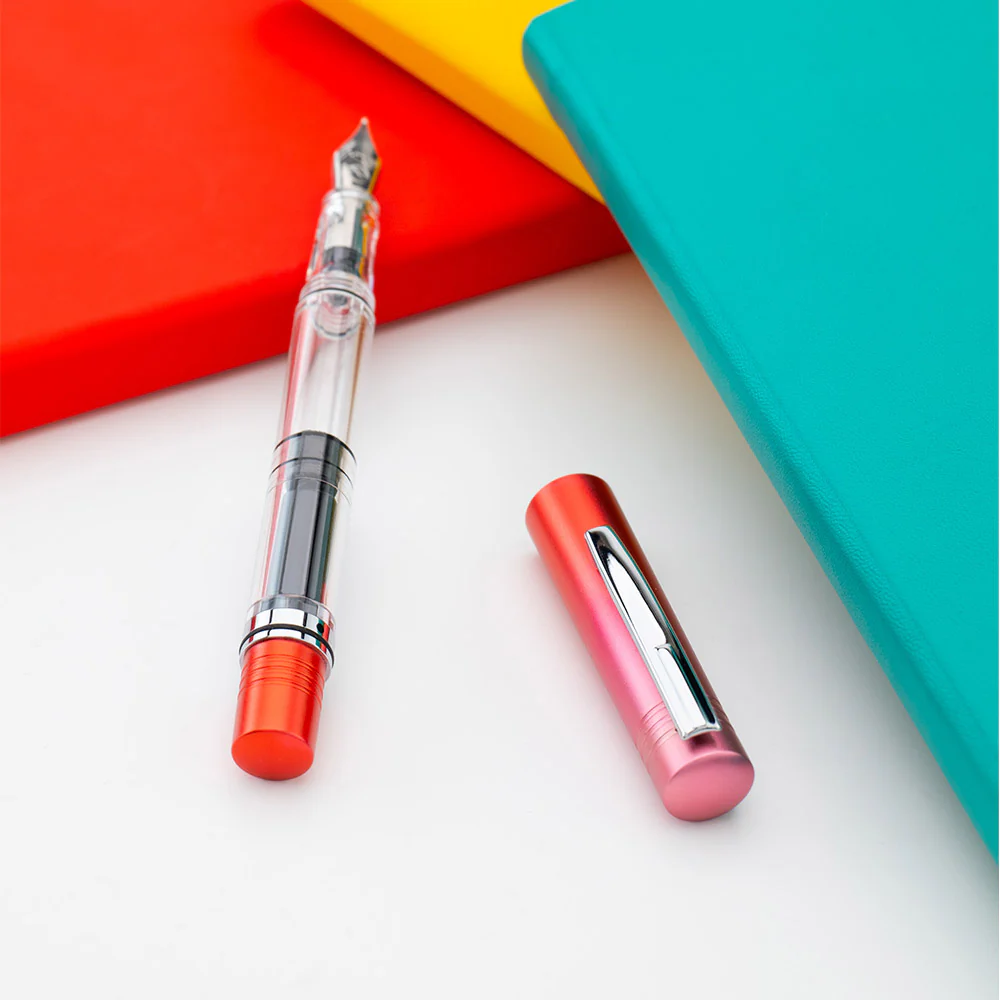 Monteverde MP1 Piston Filling Fountain Pen Limited Edition Strawberry Dreams - Image 8