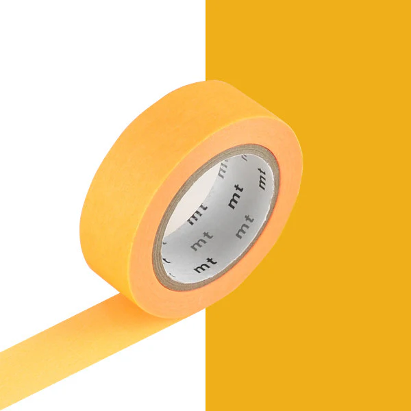 mt Washi Masking Tape - 15mm x 7m - Shocking Orange