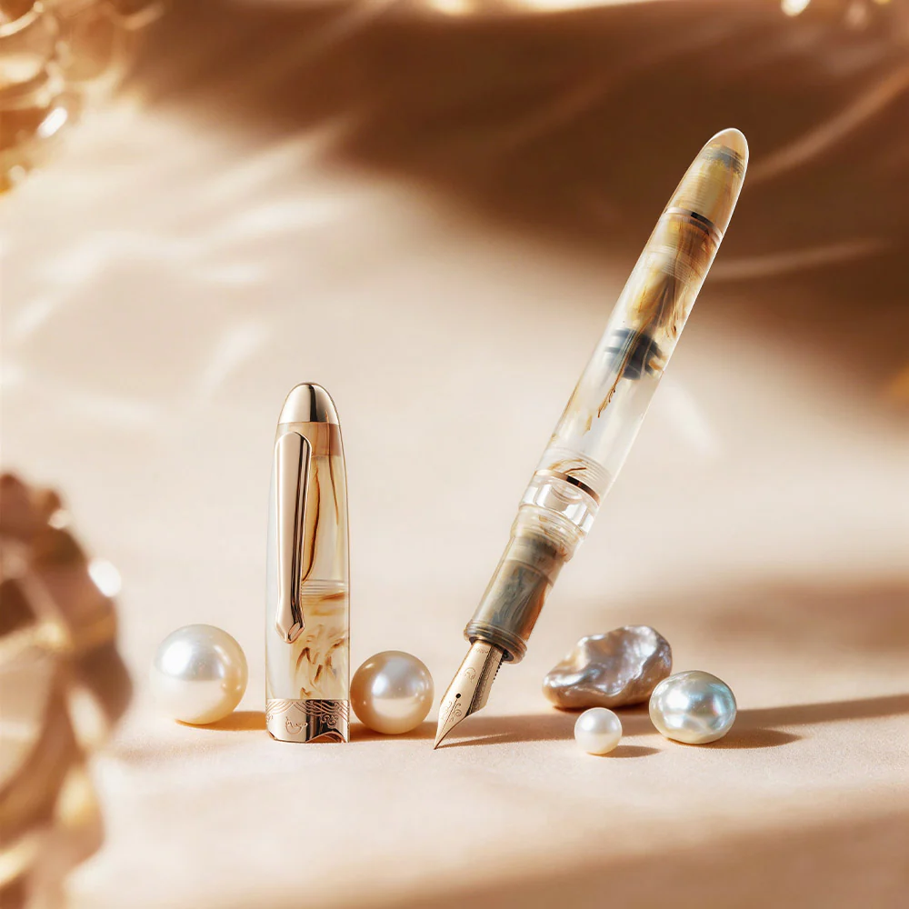 Nahvalur Horizon Fountain Pen Pearl - Image 2