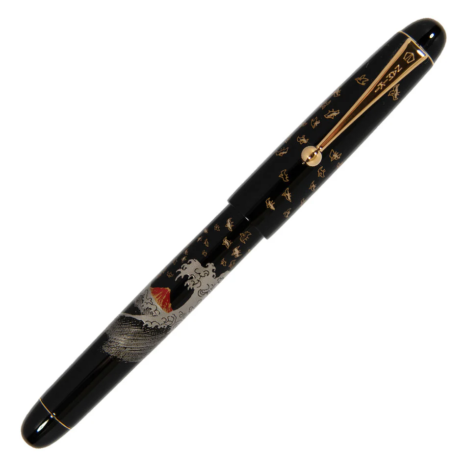 Namiki Tradition Fountain Pen Mount Fuji and Wave - Image 2
