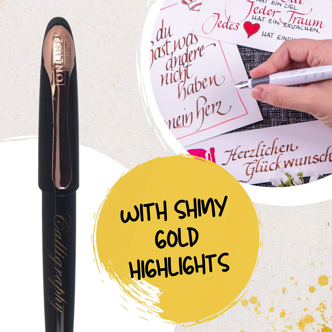 ONLINE Air Calligraphy Fountain Pen Black Rose - Image 3