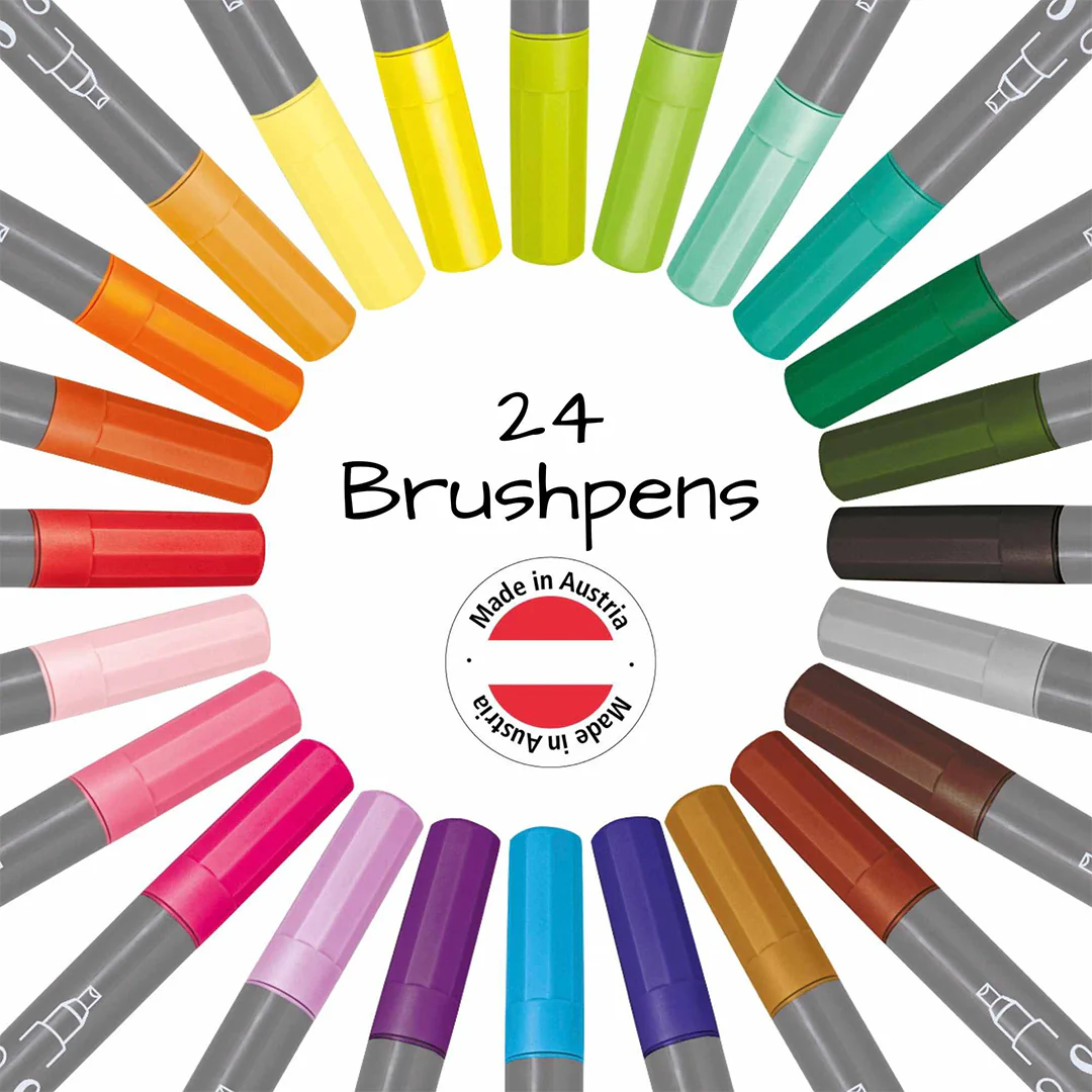 ONLINE Calligraphy Brush Gift Set of 24 - Image 2