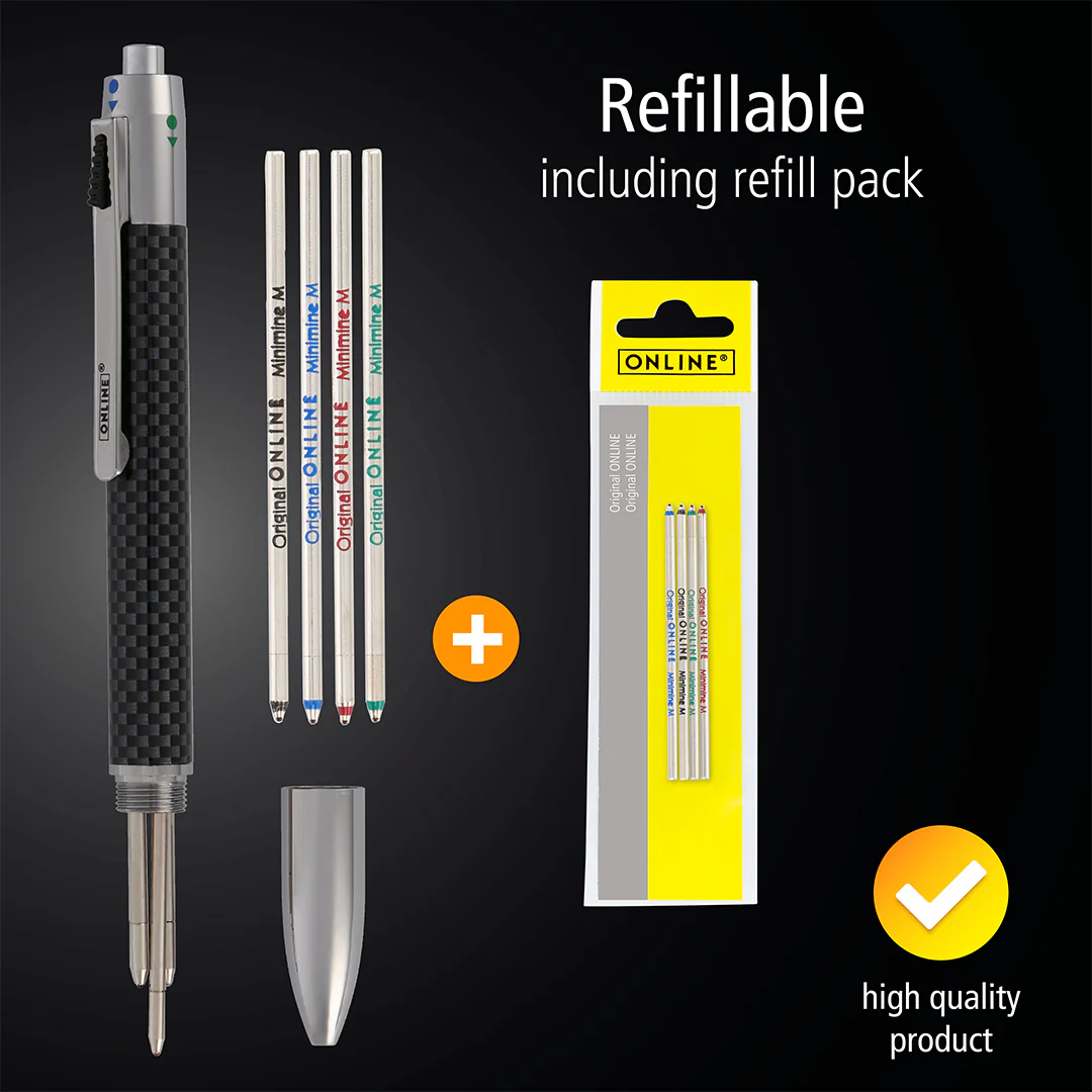 ONLINE Metal 4-colour-Ballpen - Image 3