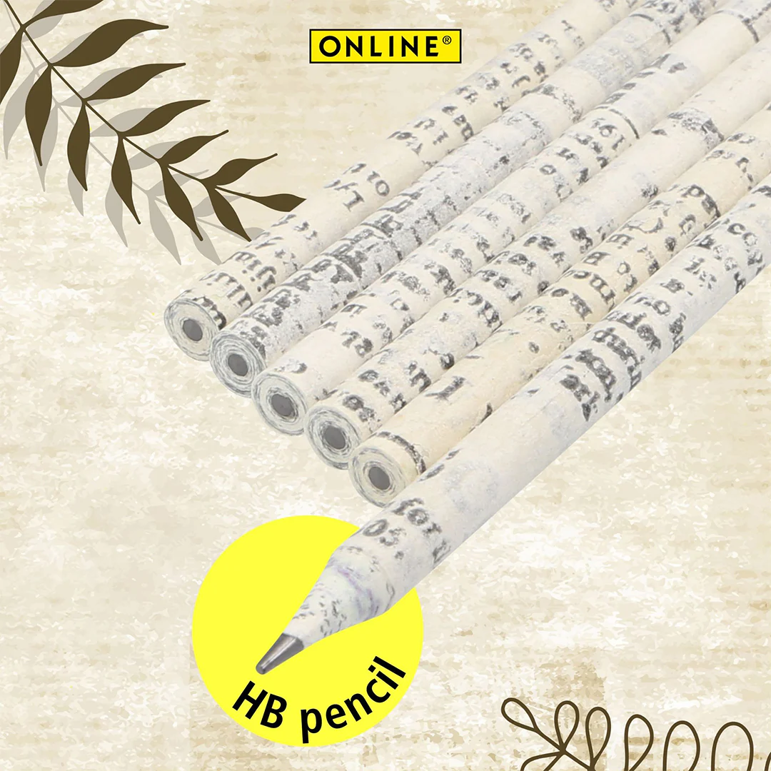 ONLINE Recycled Paper Pencil HB set of 6 - Image 4