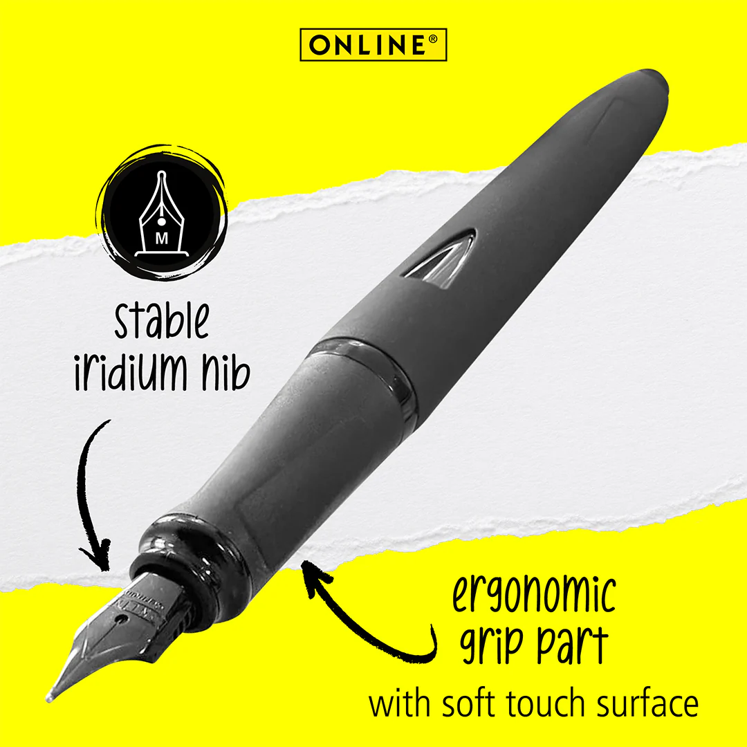 ONLINE Switch Expert Fountain Pen with Stylus Tip Black - Image 2