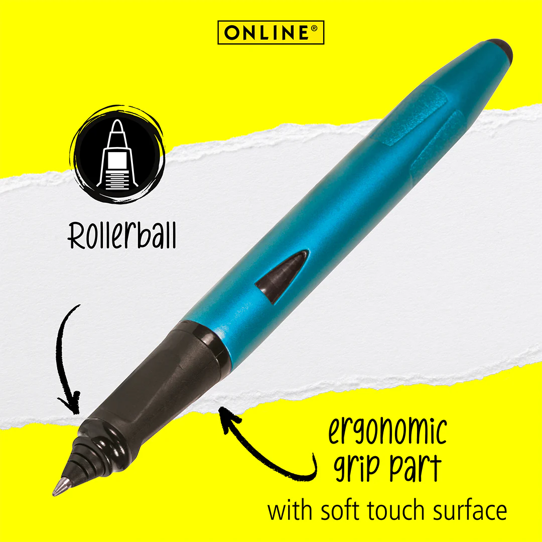 ONLINE Switch Plus Rollerball Pen with Stylus Tip Petrol - Image 3