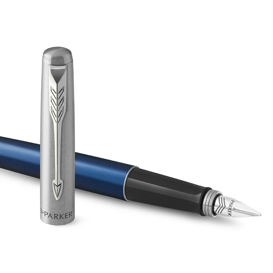 Parker Jotter Fountain Pen Royal Blue - Image 2