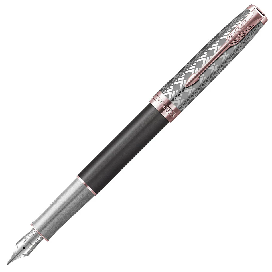 Parker Sonnet Fountain Pen Metal Grey
