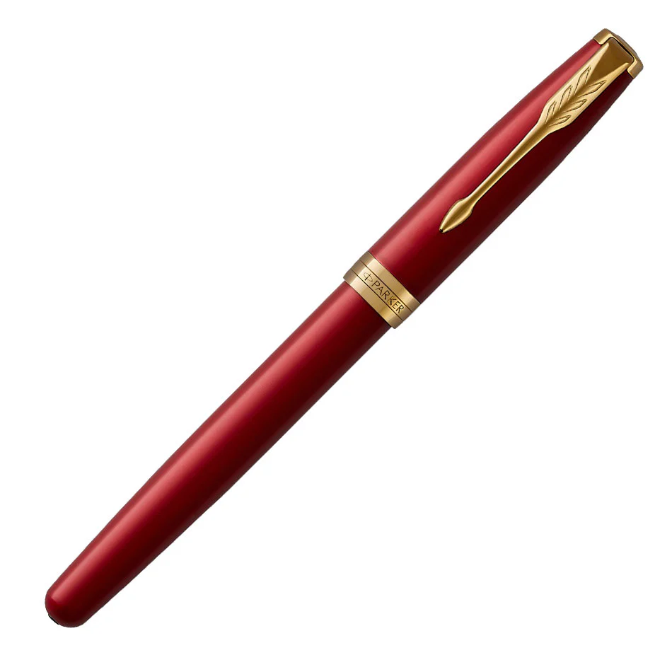 Parker Sonnet Fountain Pen Red Lacquer - Image 2