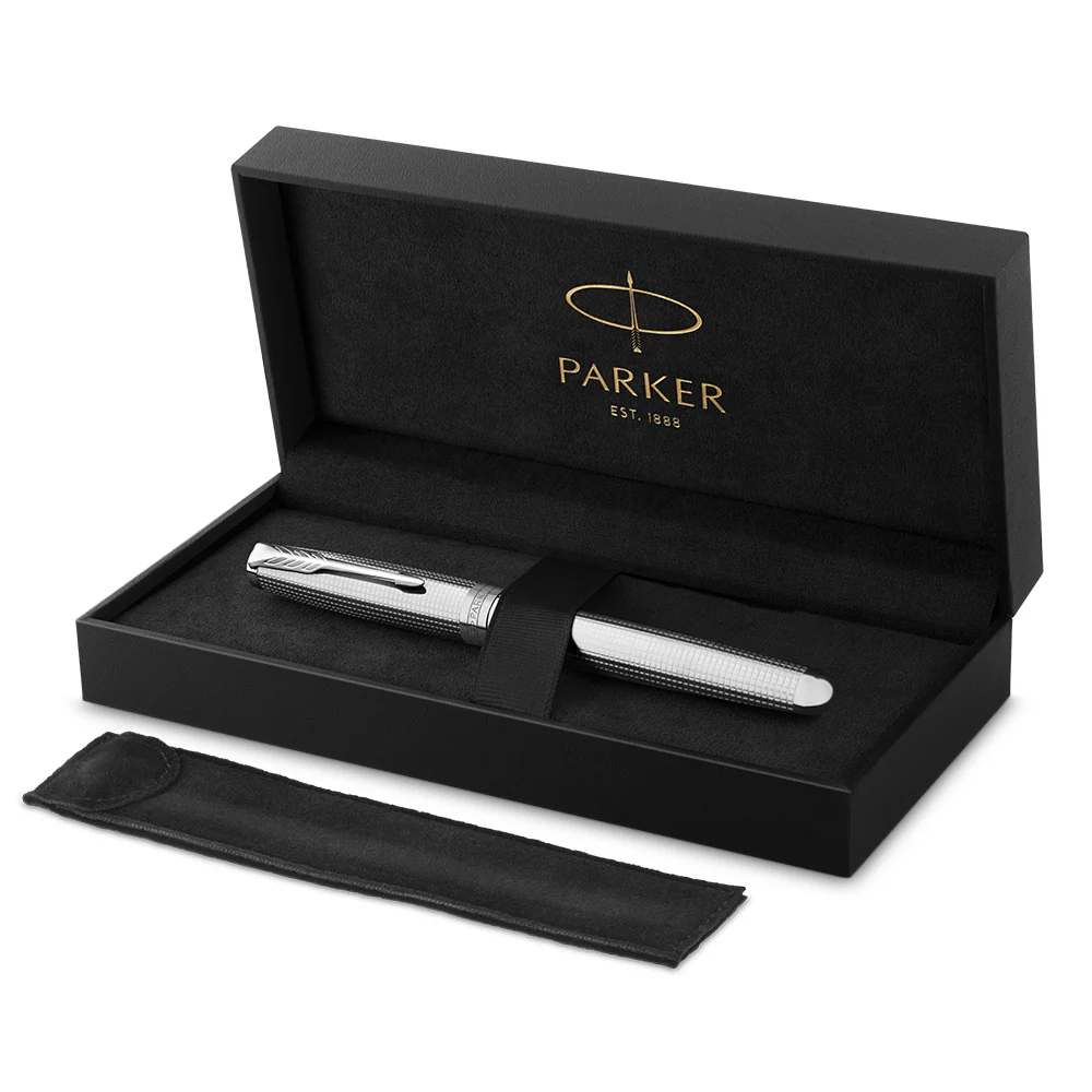 Parker Sonnet Rollerball Pen Cisele Palladium - Image 5