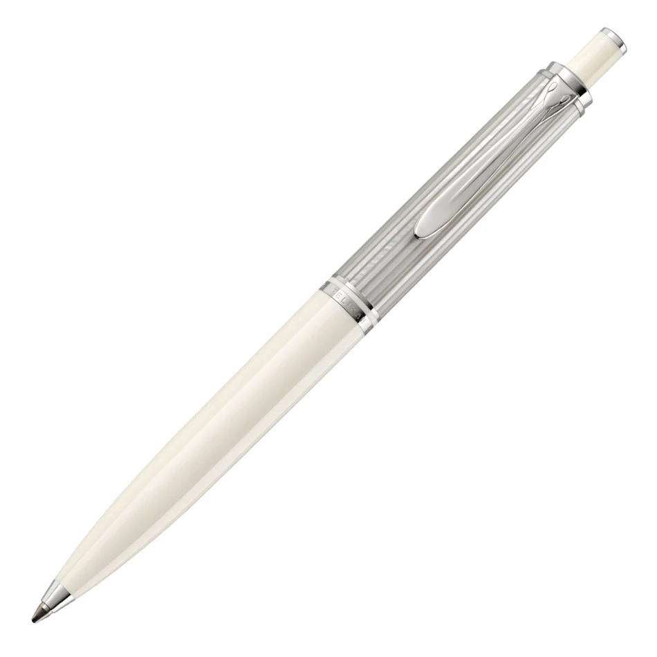 Pelikan Souveran K405 Ballpoint Pen Silver White