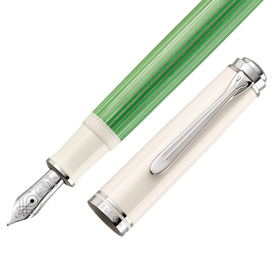 Pelikan Souveran M605 Fountain Pen Green-White Special Edition - Image 2