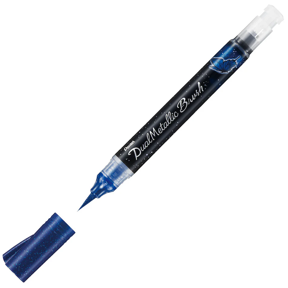 Pentel Dual Metallic Brush Pen - Image 3
