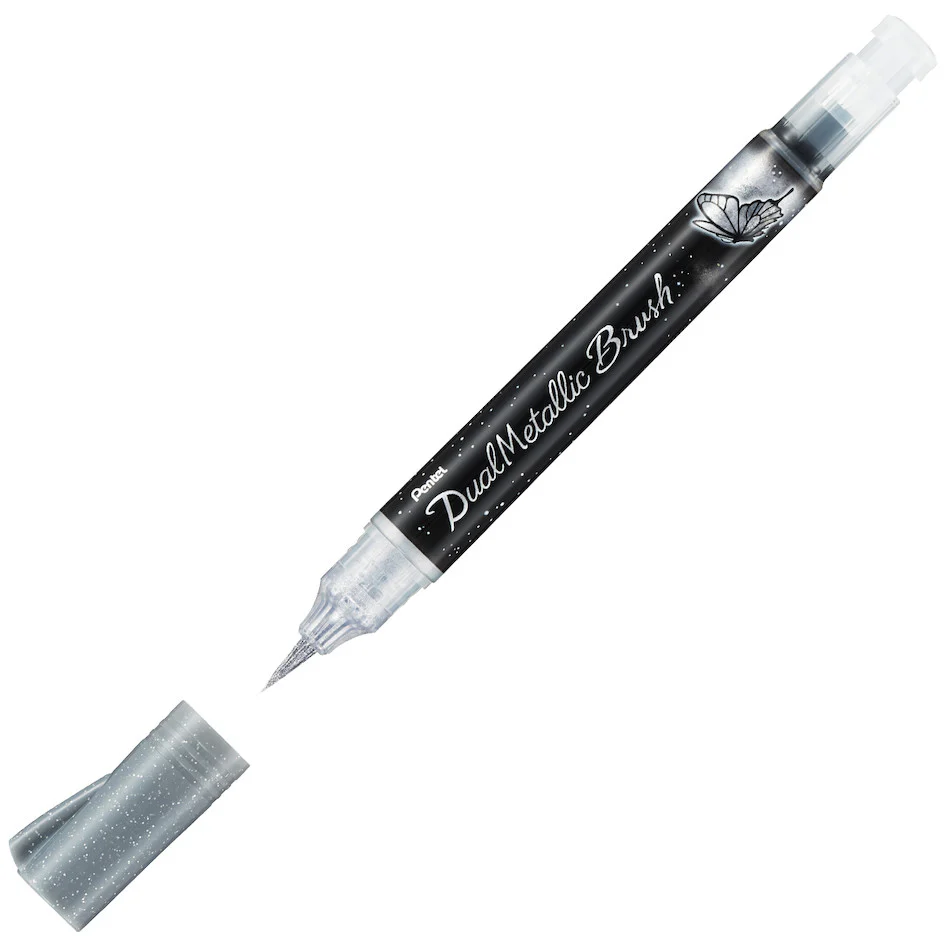 Pentel Dual Metallic Brush Pen - Image 5