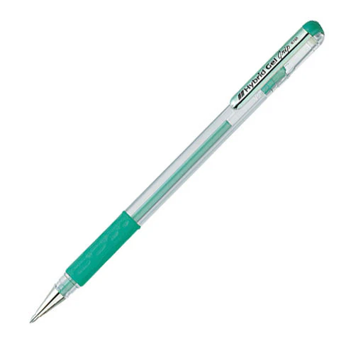 Pentel Hybrid Gel Grip Metallic Rollerball Pen K118M - Image 3