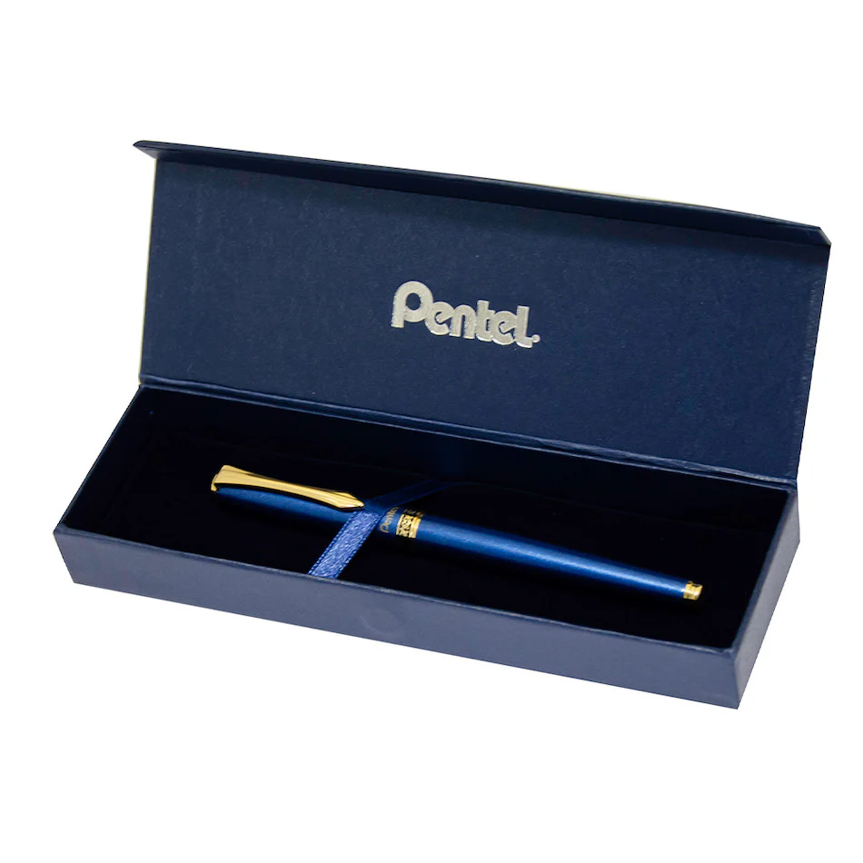 Pentel Sterling Fountain Pen Sapphire with Gift Box